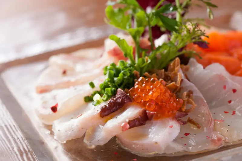 魚介のカルパッチョ5種盛り