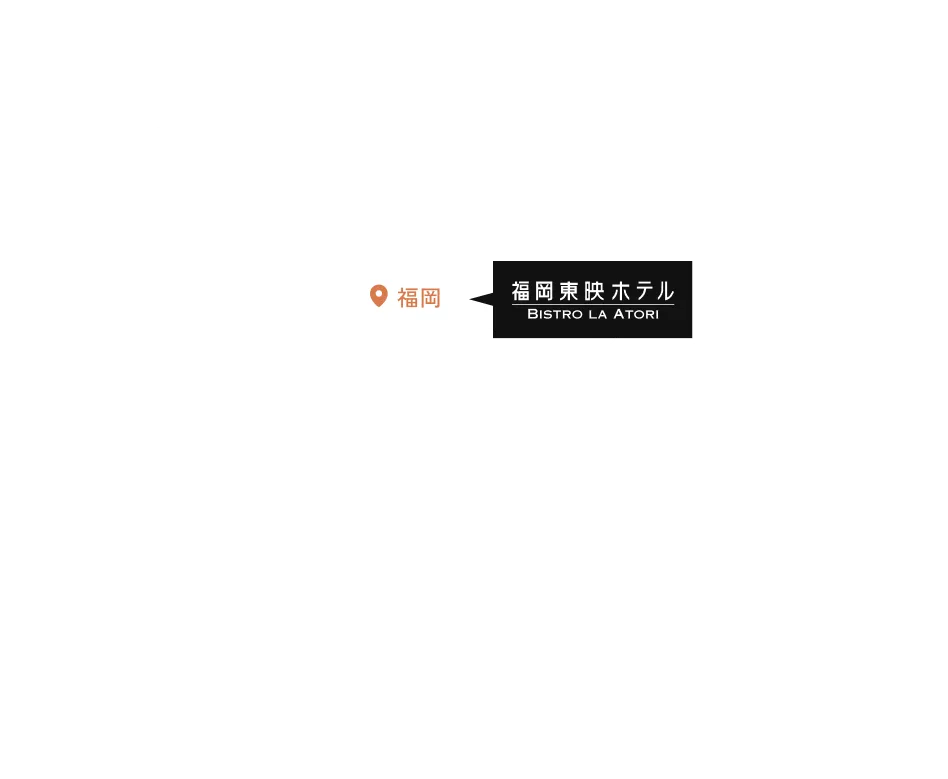 日本地図 - 福岡東映ホテルの位置